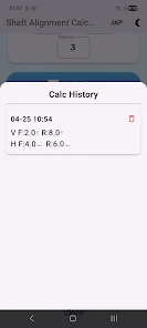 Shaft alignment calculator Screenshot 6 