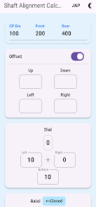 Shaft alignment calculator Screenshot 3 