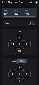 Shaft alignment calculator Screenshot 7 
