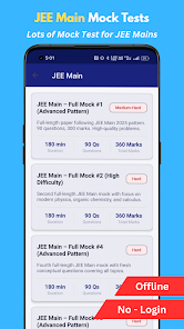JEE NEET Mock Test Offline-Tej Screenshot 6 