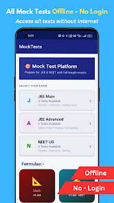 JEE NEET Mock Test Offline-Tej Screenshot 1 
