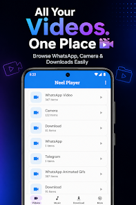 Neel HD Video Player & Browser Screenshot 2
