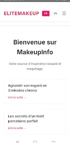 makeup info Screenshot 2