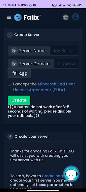 Falix Screenshot 2 