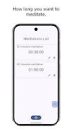 Simple Meditation App Screenshot 1 