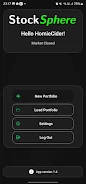 StockSphere trading simulator Screenshot 2