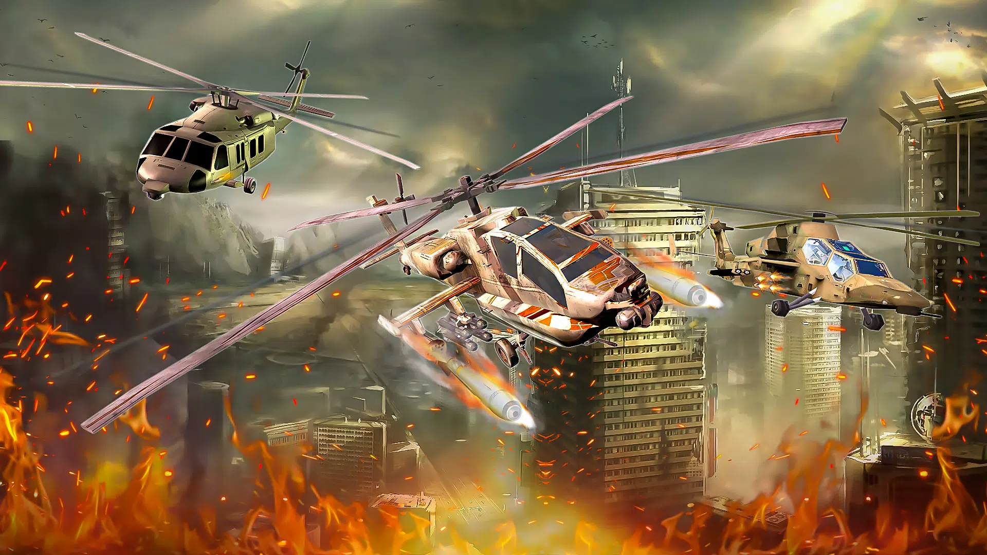 Gunship Helicopter Shooting 3D Screenshot 6 