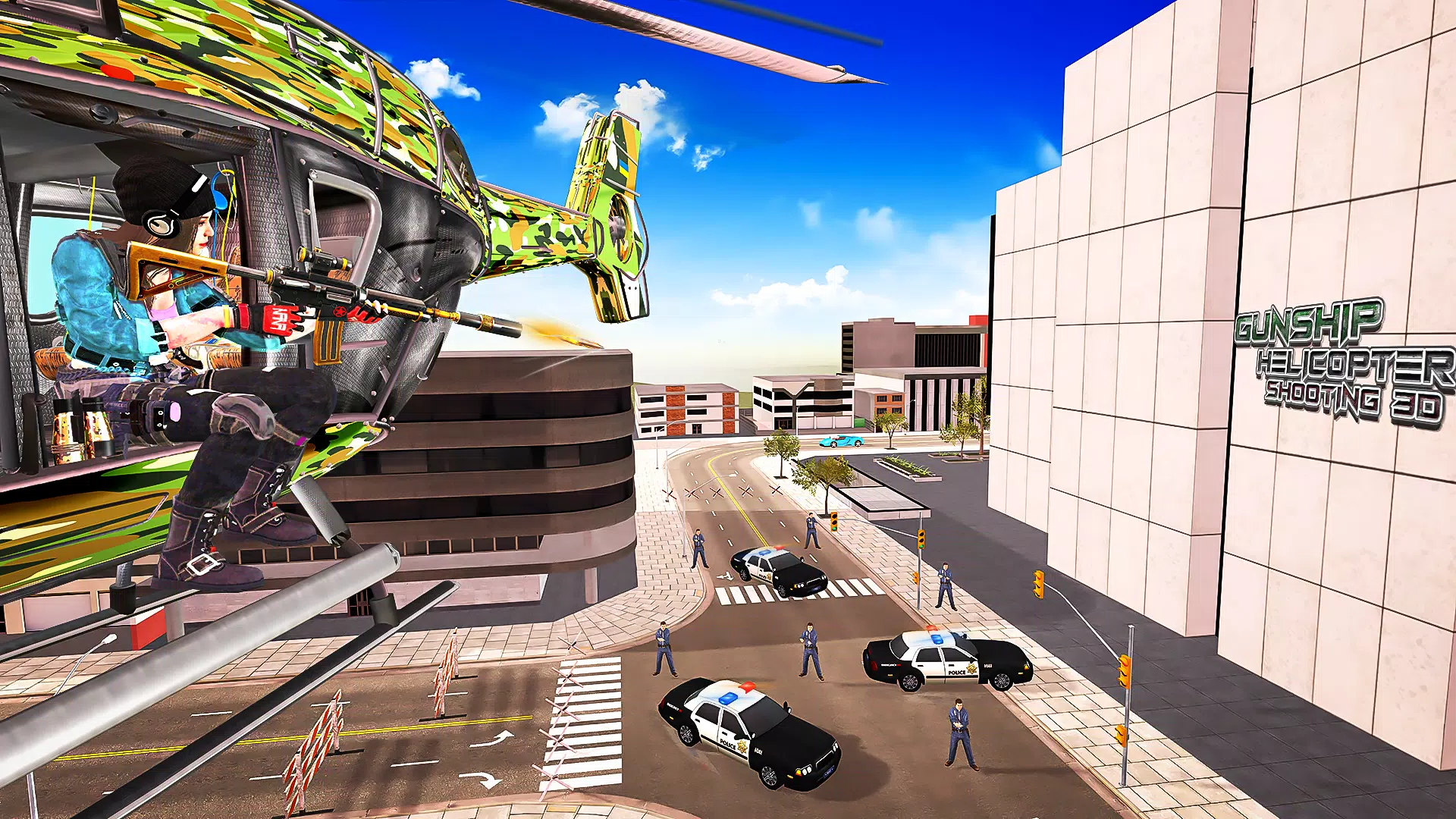 Gunship Helicopter Shooting 3D Screenshot 3 