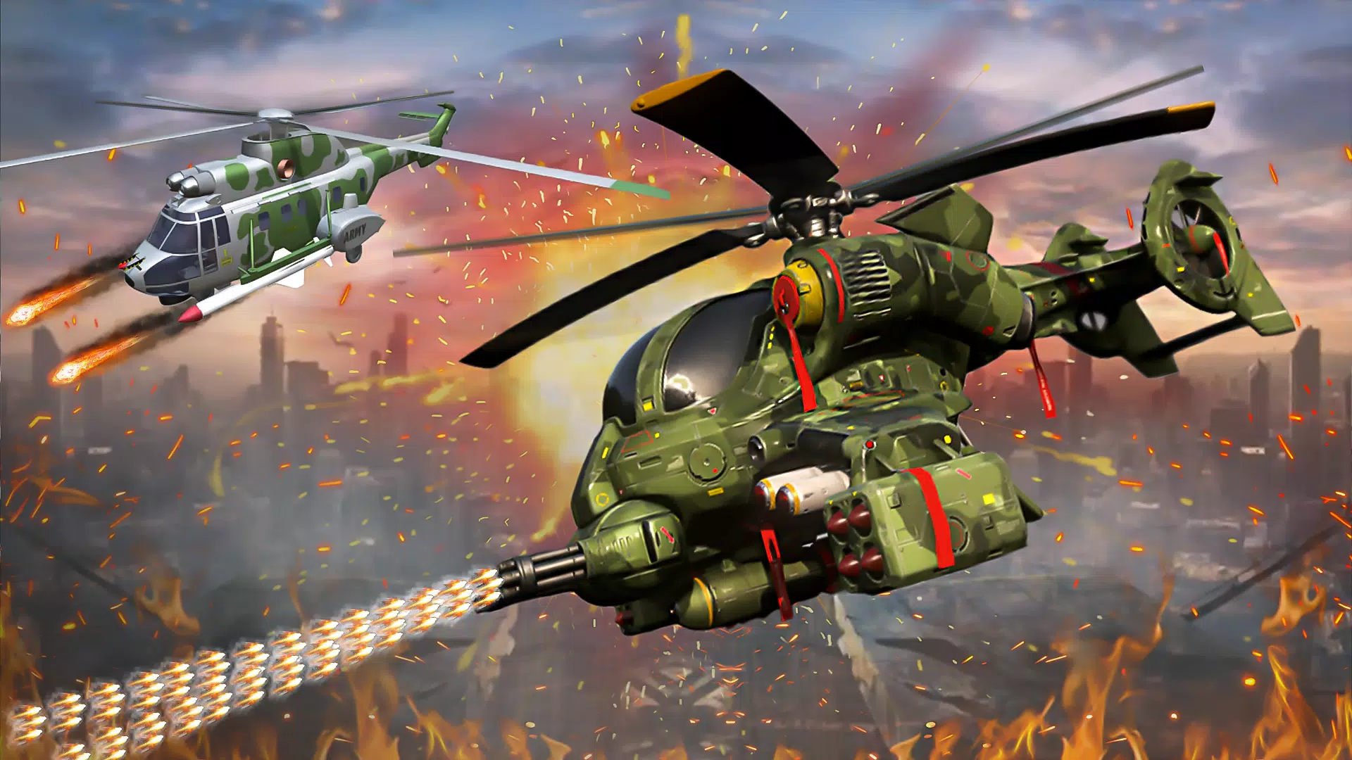 Gunship Helicopter Shooting 3D Screenshot 4 