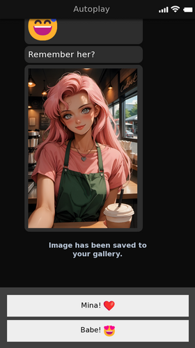 MINA! - A Phone Story Screenshot 1