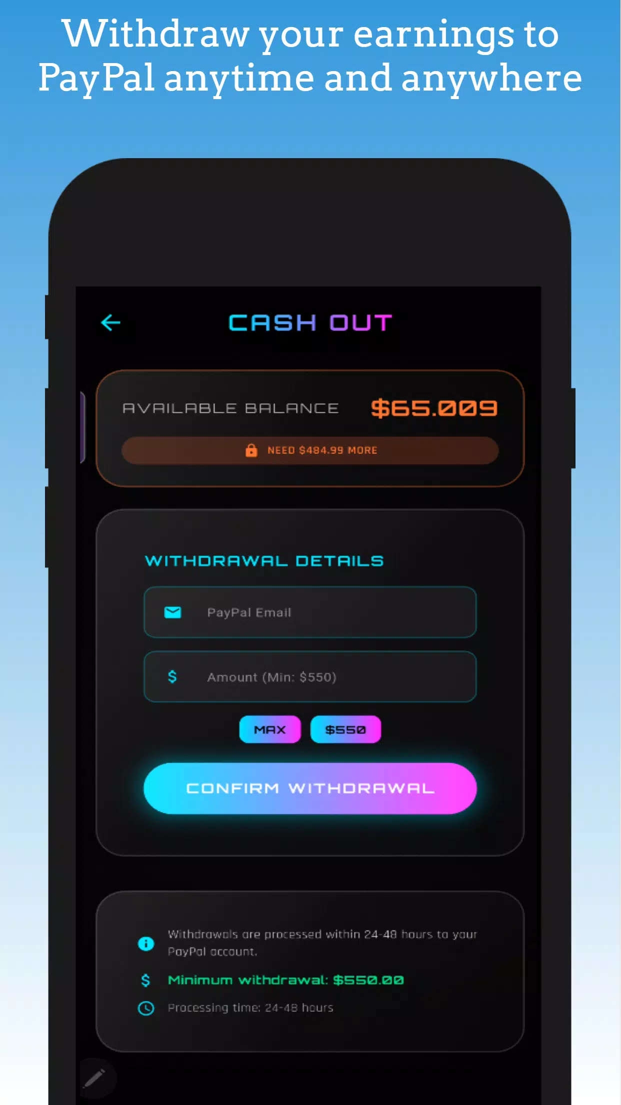 Earn Money Spin Real Cash Game Screenshot 4 