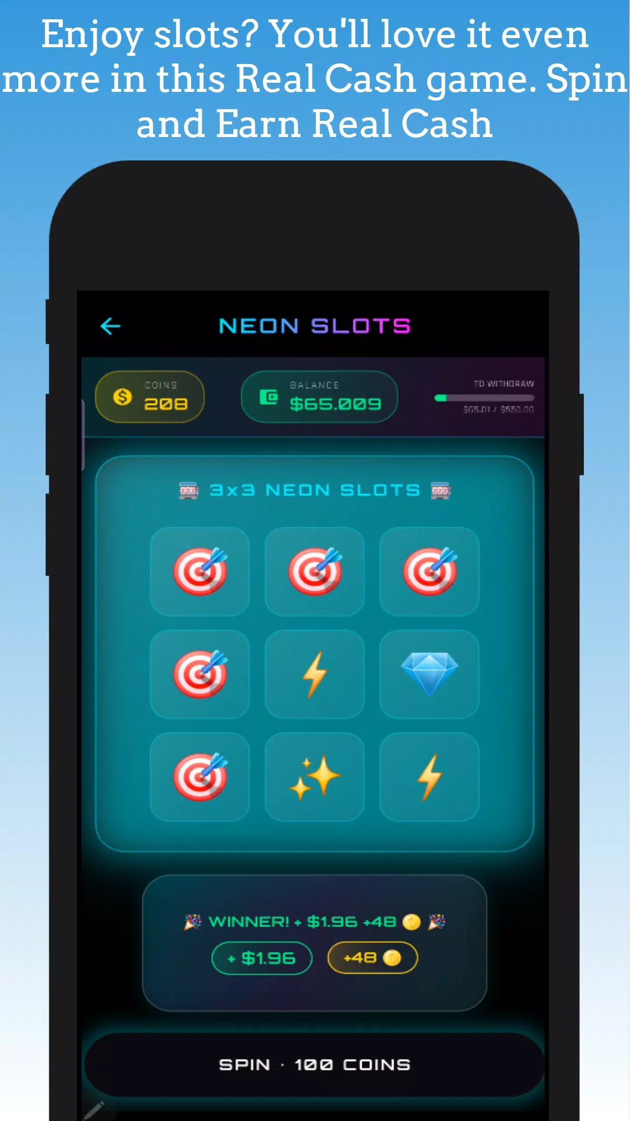 Earn Money Spin Real Cash Game Screenshot 3 