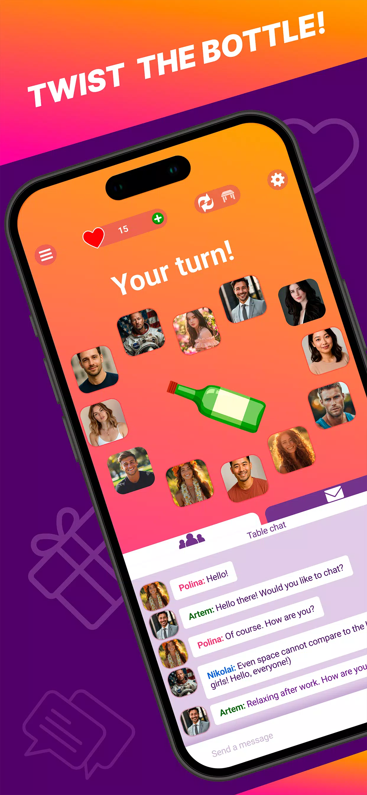 Spin the Bottle: Chat Rooms Screenshot 3 