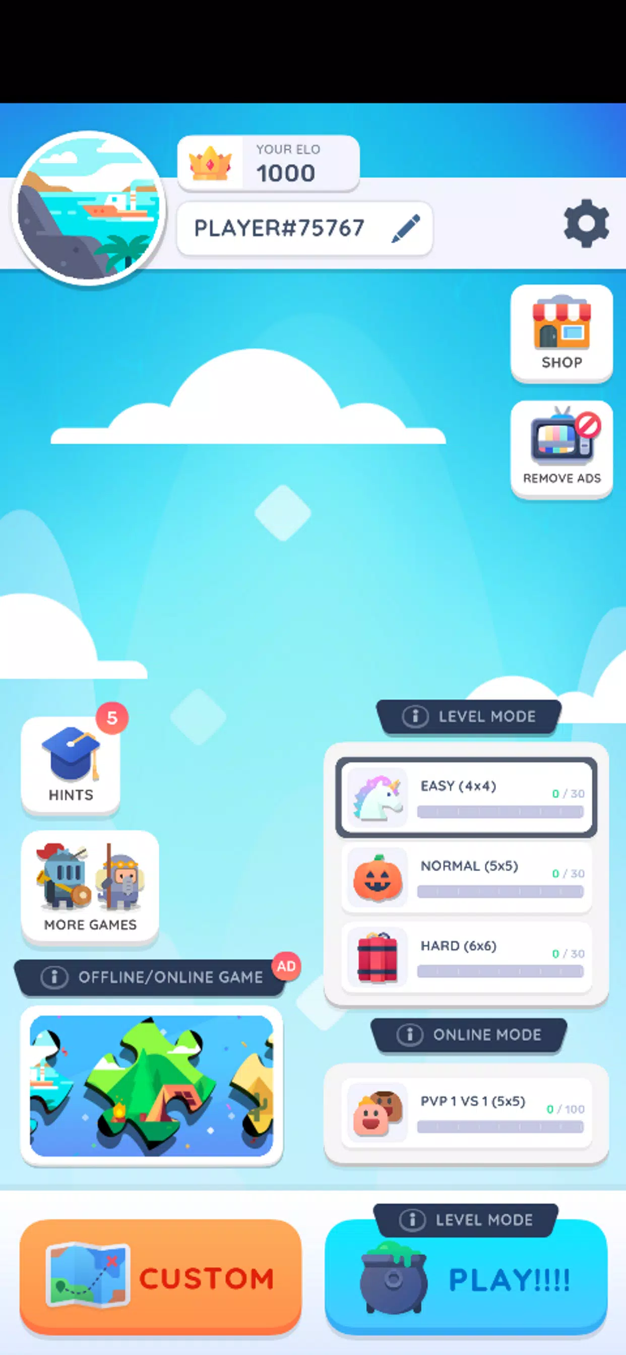 Sliding Jigsaw Puzzle Online Screenshot 1