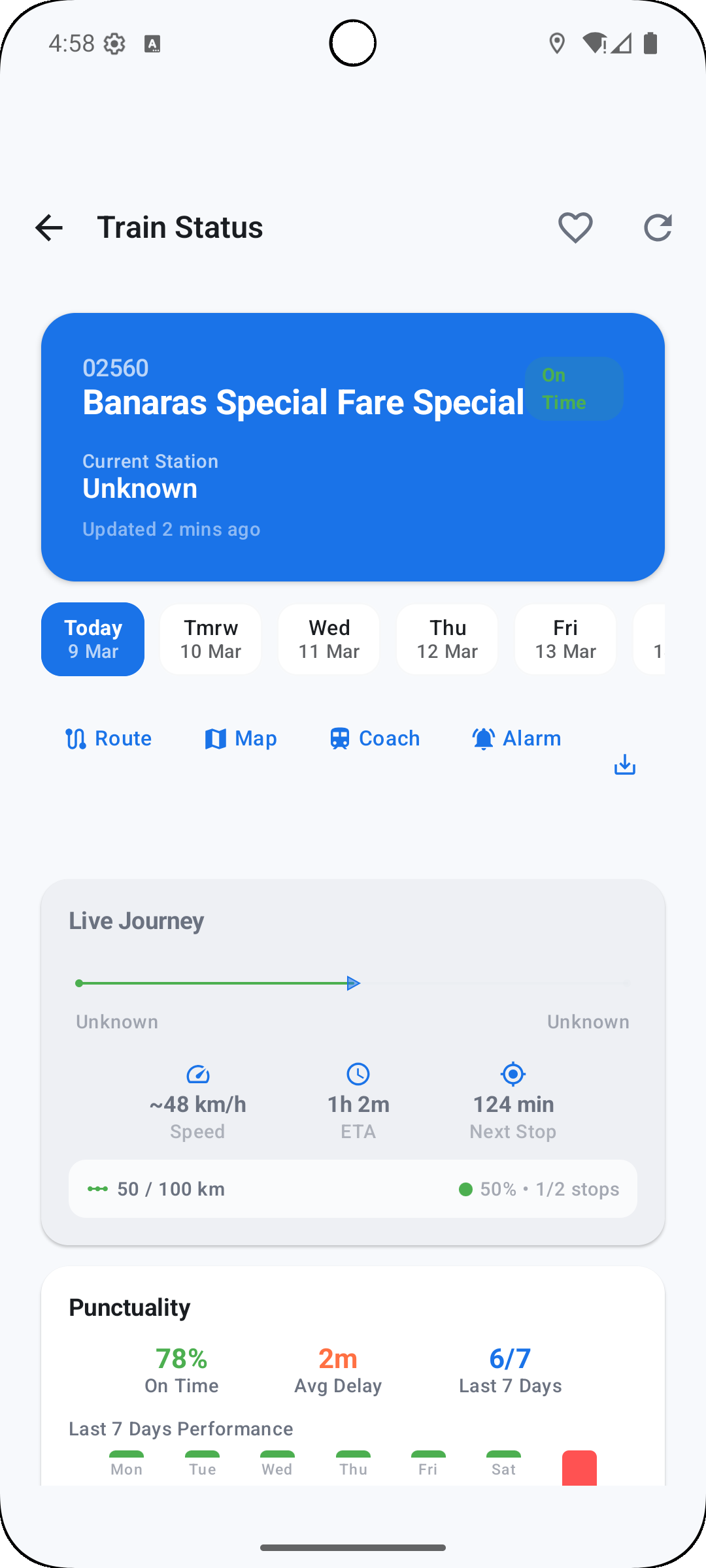 Rail Tracker Screenshot 2 