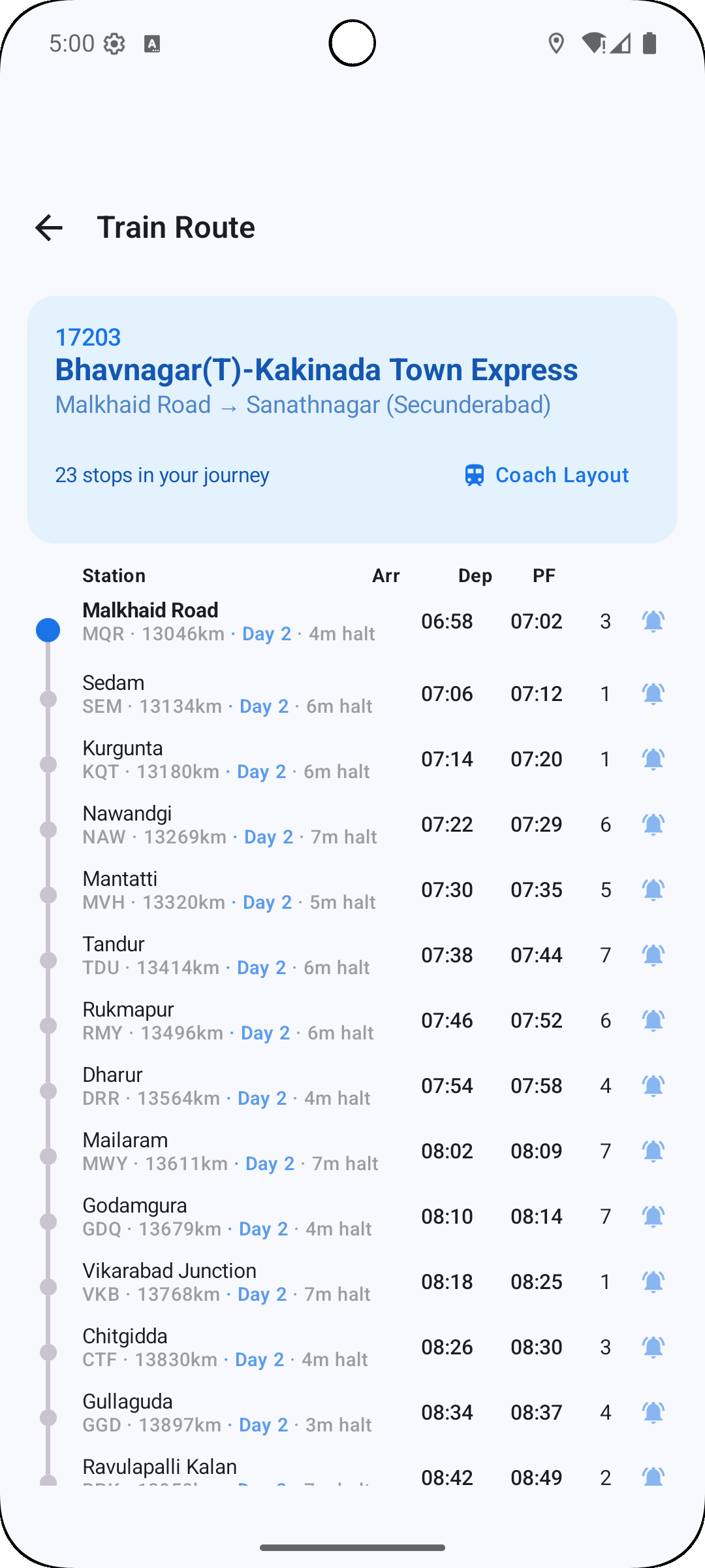 Rail Tracker Screenshot 3 