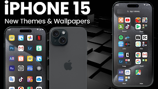 iPhone 15 Launcher for Android Screenshot 1