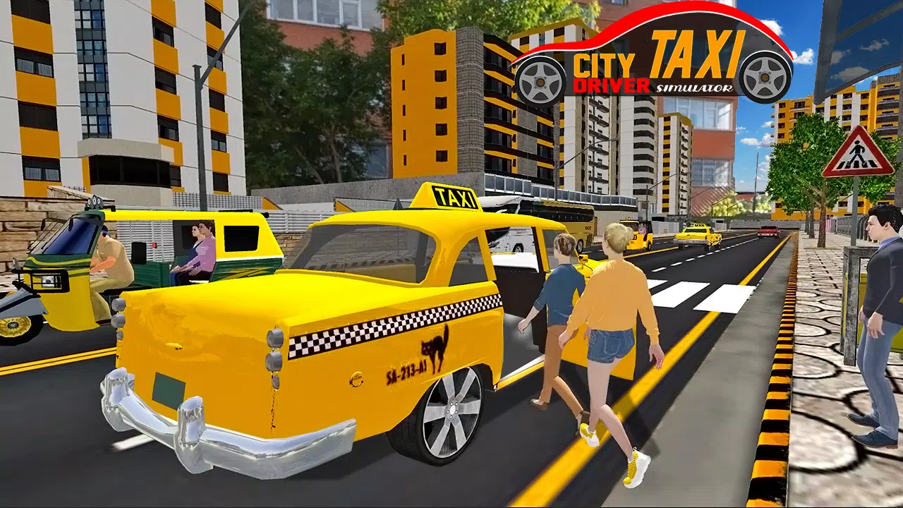 Taxi Sim 2023 - Multi Vehicles Screenshot 7