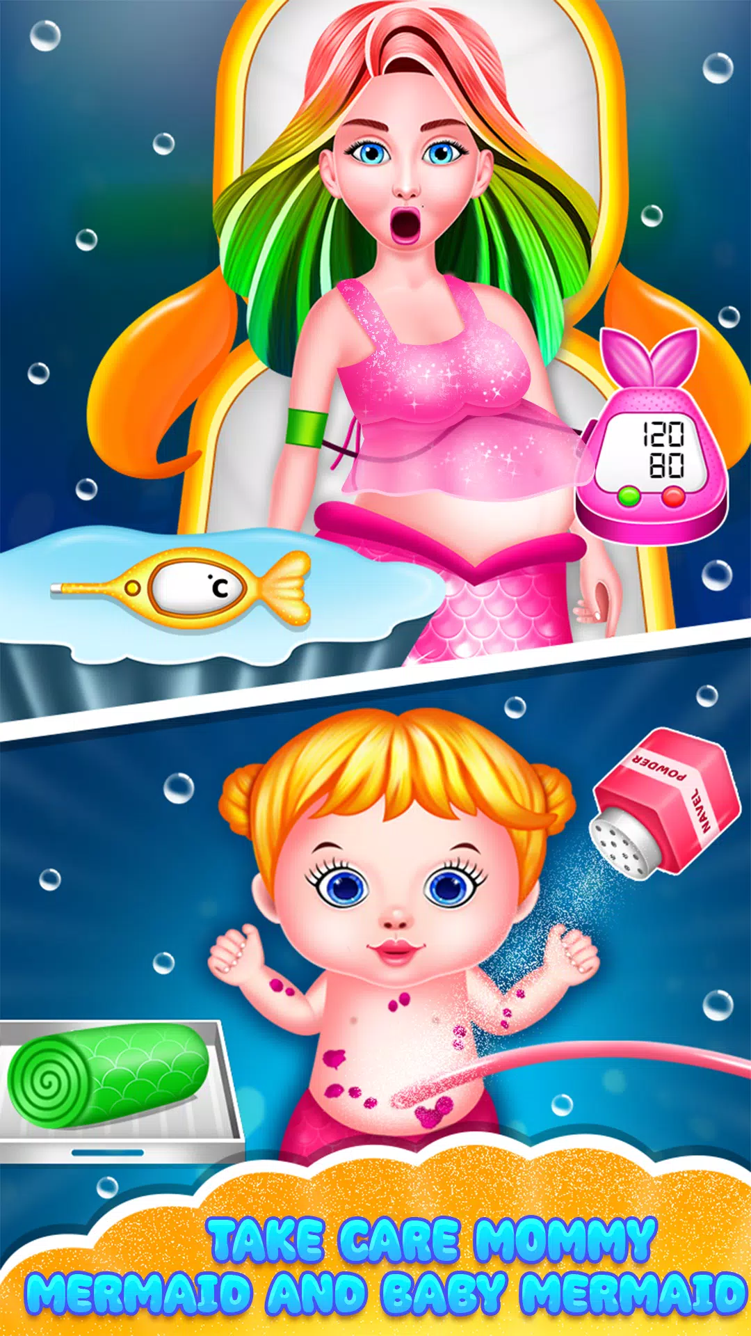 Mermaid Newborn Party Game Screenshot 4 