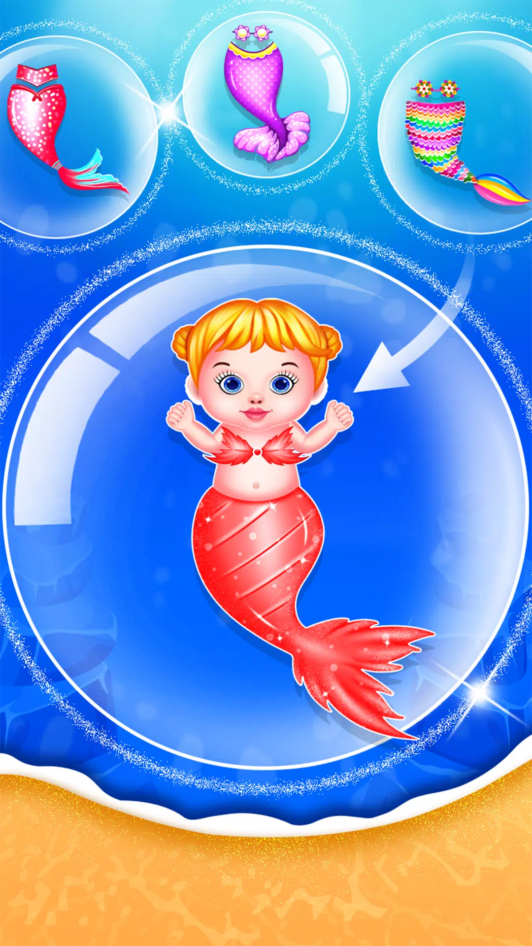 Mermaid Newborn Party Game Screenshot 6 