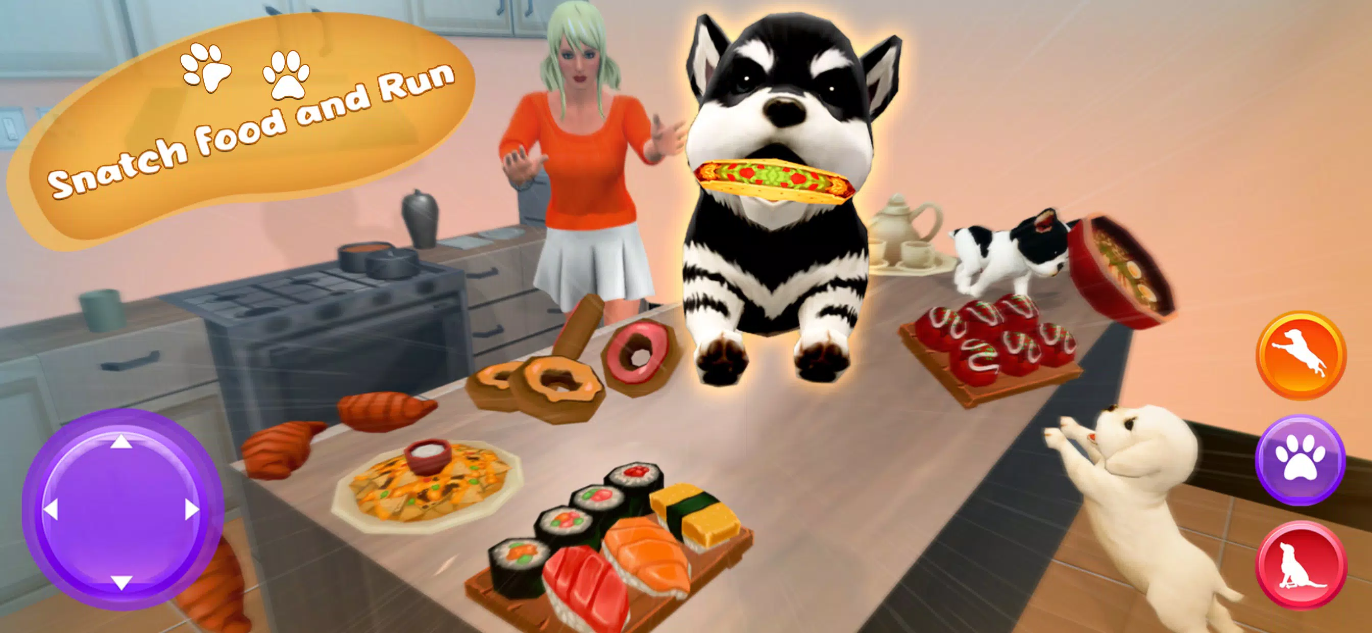 Bad Cat Vs Granny: Prank Game Screenshot 4
