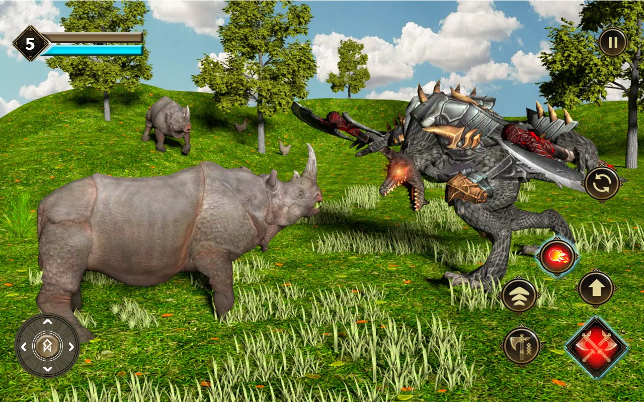 Mutant Komodo Reptile Lizard Screenshot 1