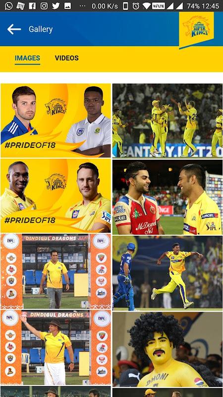 Chennai Super Kings Screenshot 1
