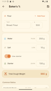 Sourdough Calculator & Journal Screenshot 8