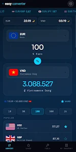 easyConverter: Currency Rates Screenshot 1 