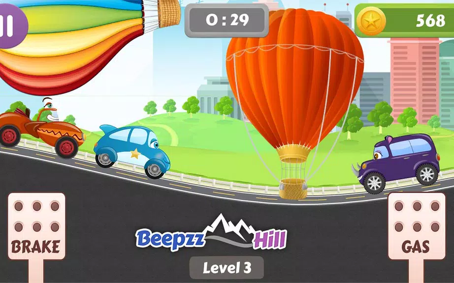 Car Racing game for toddlers Screenshot 1