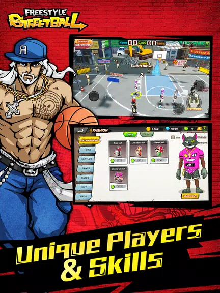 3on3 Freestyle Basketball Screenshot 2