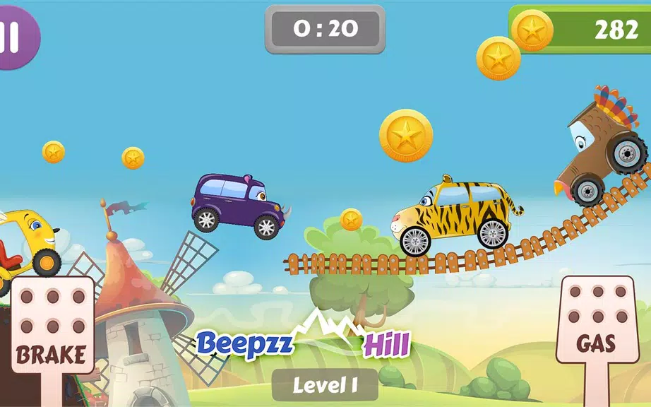 Car Racing game for toddlers Screenshot 2