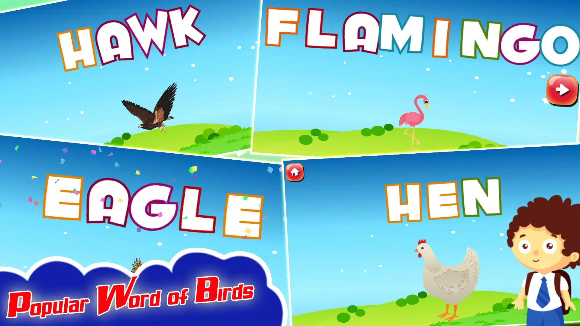 Spelling Learning Birds Screenshot 4 