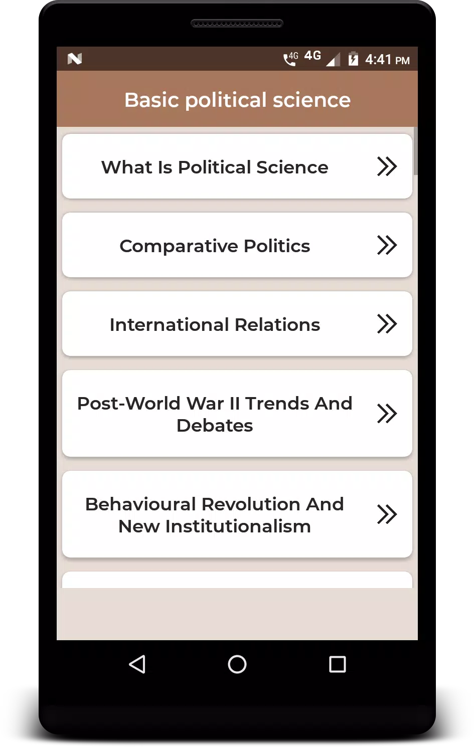 Basic political science Screenshot 2